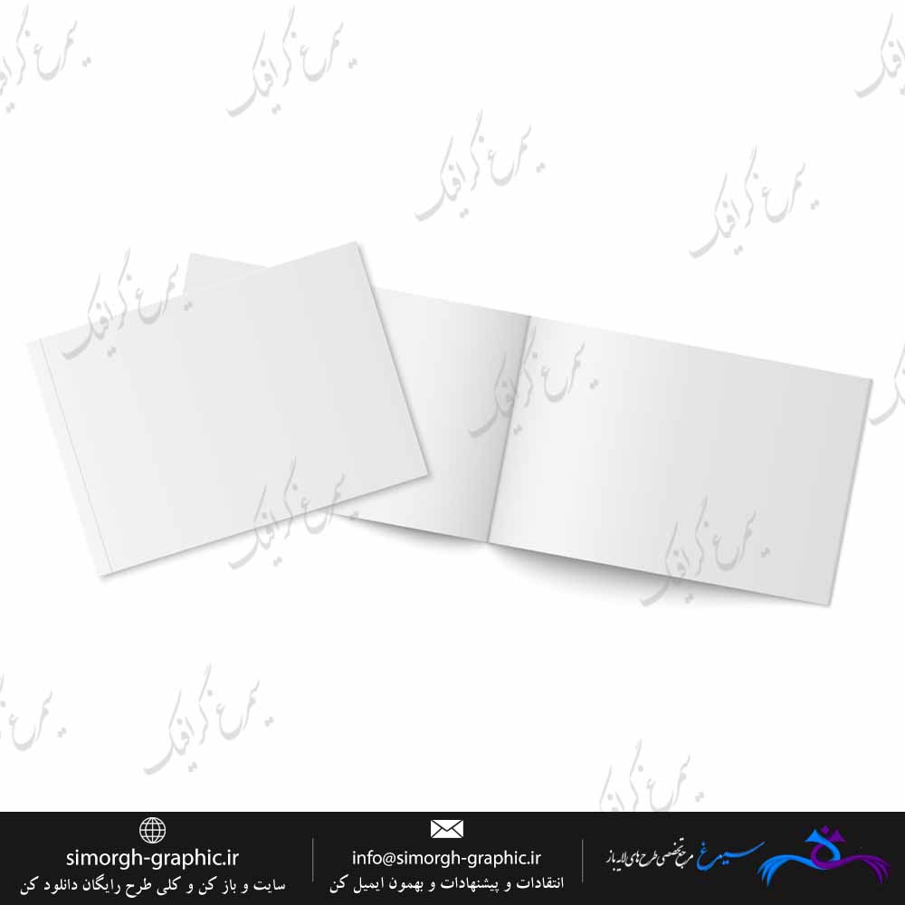 طرح خام موکاپ مجله